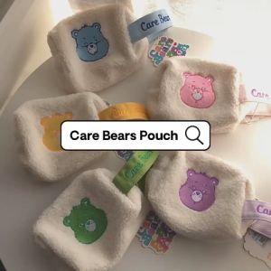 Care Bears Ready Stock Tote Canvas Bag Pencil Case Box Bear Ins Yellow Pink Purple Blue Green Aesthetic Student School Women Shoulder Bag Casual Simple Girl Boy Comfortable Modern Classic Cute Pretty Cozy Ikea Korea