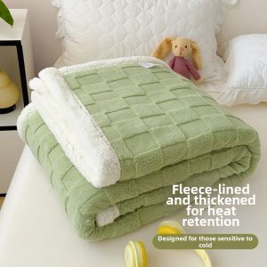 BEIPIN | Thick Flannel Blanket Multiple Use