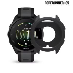 Watch Case Protective Shell Cover for Garmin Forerunner 165 for Forerunner 165 Music Soft Silicone Screen Protector Case Bumper Frame Smartwatch Accessories