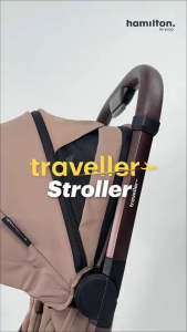 Hamilton Traveller Stroller (2 Colors) | Auto-fold Stroller