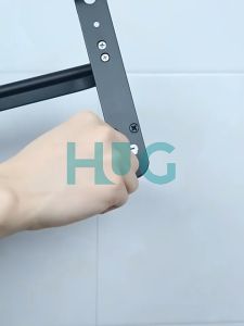 🇸🇬[Ready Stock] 304 stainless steel Towel rack Shower Room Storage rack Foldable No need for punching Bathroom accessories