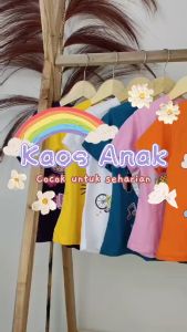 Kaos Anak Motif Disney Snow White - Kaos Anak Perempuan Karakter Putri Salju Cotton Combed