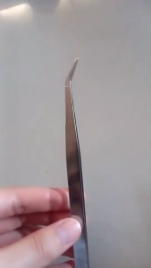 แหนบคีบ ปากตรง-ปากงอ ปลายแหลม สแตนเลสกันไฟฟ้าสถิต ใช้งานอเนกประสงค์ พร้อมส่ง