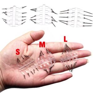 Bộ 10 Mồi Kim Loại Gai Câu Cá Chép Phụ Kiện Câu Cá Chốt Mồi Boilies Có Chốt Cao Su Trong Suốt Dụng Cụ Câu Cá Kiểu Ronnie Hair Rig Dùng Cho Hồ Sông Hồ Nước Ngập Tràn Ao