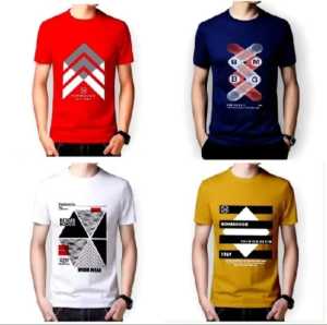 TERMURAH !! PAKET KAOS DISTRO ISI 3 UKURAN L  XXL