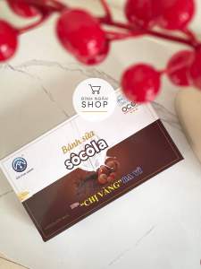 HỘP BÁNH SỮA SÔ CÔ LA ĐẶC SẢN BA VÌ HIỆU CHỊ VÀNG
