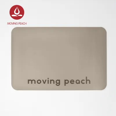 Moving Peach Lightweight Portable Mini Yoga Mat Anti-Slip & Sweat-Sesistant Inverted Pad Durable & Long-Lasting Suitable for Planks and Shoulder stands Yoga mat