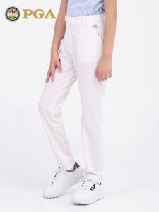 PGA Spring Summer Childrens Golf Clothing Girls Sports Pants Teenage Long Pants Quick Dry Elastic Waist Belt Golf Gear