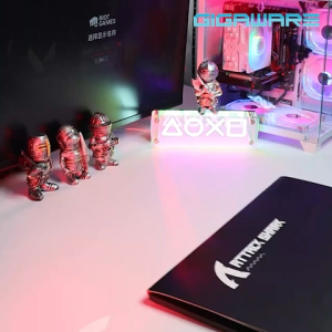 Attack Shark CM04 Carbon Fiber Gaming Mouse Pad Esports Mouse Mat Durable Non-Slip Natural Rubber Base High Temperature Resistant & Waterproof Desk Mat for Gamer