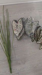 Artificial Plants big size 18 leaves /24 leaves Artificial Palm Leaves artificial fiddle plant Monstera plant Fiddle Leaf Fig Tree Ficus Lyrata Plant For Indoor House Home Wedding Office Decoration