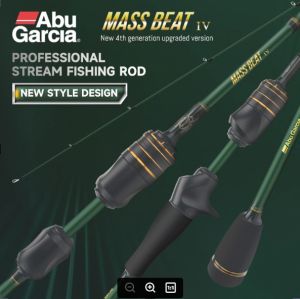 Abu Garcia [genuine product] MASS BEAT 4 Super light Fishing Rod 1.52M/1.68M/1.83M/1.98M high Carbon Super light Super Soft  Fishing Rod power: UL/L  Action:F  Third genration Lure fishing Rod Freshwater seawater