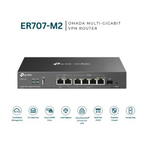 TP-Link Official Store | ER707-M2 | 2.5G Ports Omada Multi-Gigabit High Security VPN Router Modem WiFi Home Router