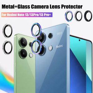 สำหรับ Xiaomi Redmi Note 13 4G 5G Redmi Note 13 Pro 4G 5G Redmi Note 13 Pro Plus + กล้องหลังตัวป้องกันหน้าจอโลหะเลนส์กล้องมองหลังฟิล์มกระจกนิรภัย