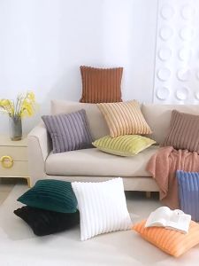 45x45cm Plush Throw Pillow Covers Cushion Case Pillow Case Sofa Cushion Cover Sarung Bantal Tidur Cadar