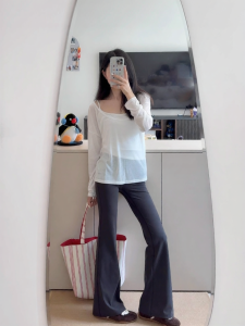 YOTTOY | Yoga Exercise Loose Off Shoulder T-Shirt