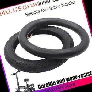 High Quality 14*2.125 Electric Bicycle Antiskid Tyre 14 X 2.125 54-254 Tyre Tube Fits Electric Scooters 14x2.125