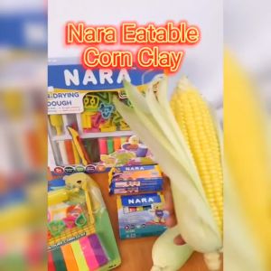 Nara Corn Clay Premium Children Dough Set - Art & Craft Non Drying Non Toxic 玉米粘土