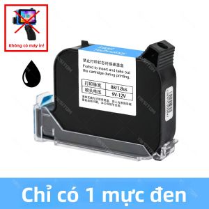 Máy In Phun Cầm Tay 12.7mm Mini Di Động In Mã Vạch Ngày Tháng Logo Hạn Sử Dụng Nhãn Mác Với 25 Ngôn Ngữ Và Băng Mực