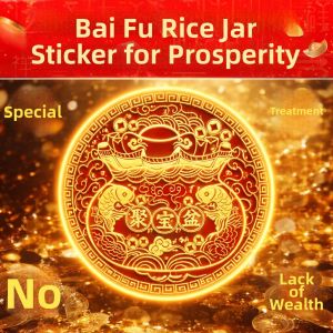SHANDI | Prosperity God Coin Metallic Invisible Phone Sticker Home Decor
