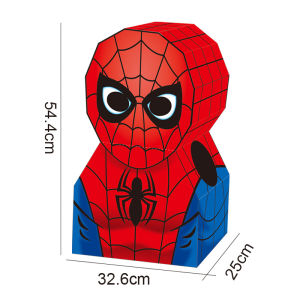 Children Carton Pisuperman Boy Astronaut DIY Wearable Boy Handmade Iron Man Assembled Cardboard Model