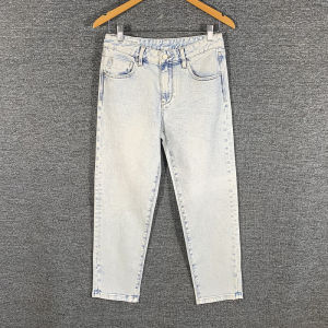 Casual Straight Leg Jeans Light Blue Trendy Versatile Retro Pants Spring 2024 New Style Youth Fashion Urban Fit Jeans