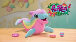 นำเข้า USA FurReal Wavy The Narwhal Interactive Animatronic Plush Toy ราคา 4390 บาท