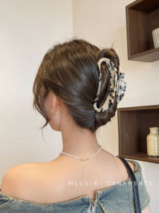 France Acetic Acid Half Month Shark Clip Barrettes Female Back Head 2024 New Arrival Fancy Hair Volume More than Grip Large