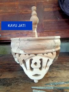 TEBOK HOLOPET PLECI KAYU JATI UK.23