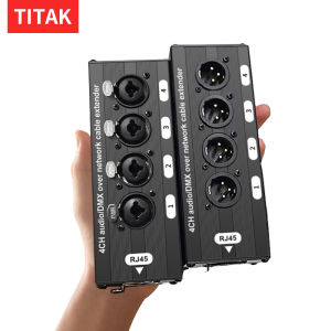 Cáp Thu Đa Mạng RJ45 CAT5 Chống Nhiễu Sang 4 Kênh 3 Chân XLR Đực/cái Cho Phòng Thu Âm Sân Khấu Bộ Xử Lý Tín Hiệu Âm Thanh & Video