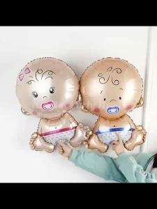 2ft Pacifier Baby Boy baby Girl foil balloon Gender Reveal Christening 1st Birthday Baby Shower Party Decoration