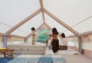 JuJu Mall Automatic Inflatable Mattress Bed | with Built-in Air Pump | 40cm thickness | Fast Inflation and deflation | Queen size | Camping | Outdoor | Indoor