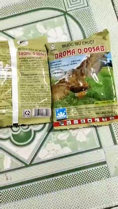Thuốc diệt chuột trừ chuột Broma 0,005 AB GÓI 100G thế hệ mới [CHÍNH ...
