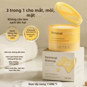 VETES | Dầu Tẩy Trang Nhẹ Nhàng Cho Mặt Mắt và Môi Làm Sạch Sâu Da Nhạy Cảm