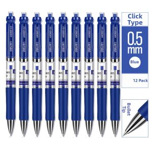 Push-button Black Ballpoint Pen 0.5mm