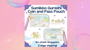 [Direct from Japan] Stock SG:100% Original San-X Cute Sumikko Gurashi Pass Case with Coin Pouch