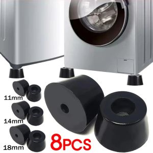 8Pcs Rubber Furniture Feet Non-slip Shock-absorb Floor Protector Table Leg Cover Speaker Cabinet Bottom Pads Funiture Parts