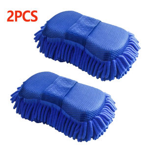 1/2PCS Car Wash Glove Microfiber Chenille Ultra Fine Fiber Cleaning Sponge Scratch Resistant Super Absorbent Cleaning Gloves
