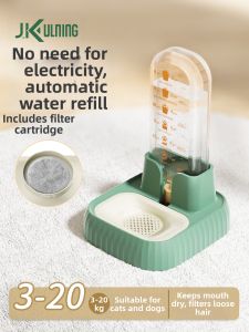 JKULNING | Wireless No Mess Automatic Watering Fountain