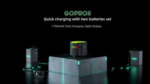 TELESIN Quick Fast Charge Charging Case and Battery Set for GoPro 9 10 11