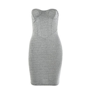 ชุดเดรสสั้นสีเงิน Lazer สายเดี่ยว ผ้าไหมสะท้อนแสง เซ็กซี่ ชุดคาร์ดิแกนสั้น แฟชั่นฤดูร้อน สำหรับผู้หญิงวัย 18-29 ปี