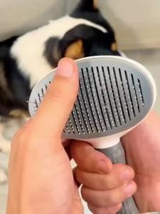 Pet Dog Brush Cat Comb Self Cleaning Pet Hair Remover Brush For Dogs Cats Grooming Tools Pets Dematting Comb Dogs Accessories