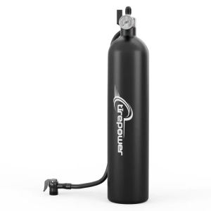 Portable 200PSI 1.3L Tubeless Tyre Inflation Air Tank Pump Booster Bottle Twin Head Presta Schrader For MTB Road Bike E-Bike