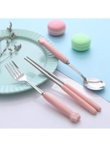 MOLORE | Minimalist Cat Paw Ceramic Handle Portable Cutlery Set