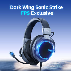 Machenike GX11 Pro Wired Gaming Headset with Microphone 7.1 Surround Sound 50mm Dynamic Driver FPS Esports Headphone PC Gaming Headphone for PUBG Valorant Delta Force