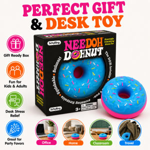 Donut Prank Squishy Toys Soft Sensory Fidget Toys for Stress Relief & Venting Ideal Small Gifts