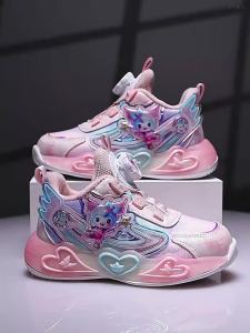 KUOBURENSHENG | Breathable Anti-Slip Glowing Princess Shoes