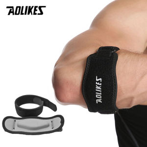 AOLIKES 1PCS Adjustable Basketball Tennis Golf Elbow Support Golfers Strap Elbow Pads Lateral Pain Syndrome Epicondylitis Brace