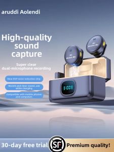 AOLUNDI | Wireless Button Noise Reduction Microphone for Live Streaming Video Recording