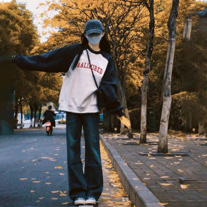 SUHUIQIAN | Trendy Slim Fall Sweatshirt For Girls