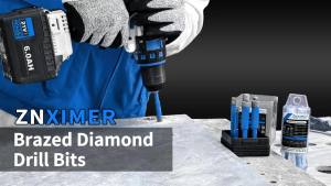 5-16mm Hexagonal Shank Brazed Dry Ceramic Tile Drill Bit Granite Marble Vitrified Tile Hole Opener Diamond Drill Bit